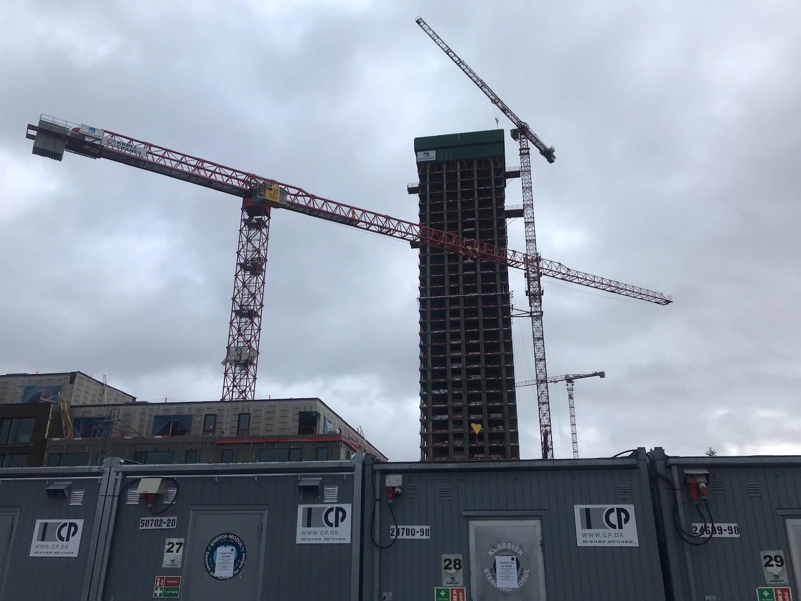 Indvendig aptering og byggepladskoordinering i Carlsberg Byen